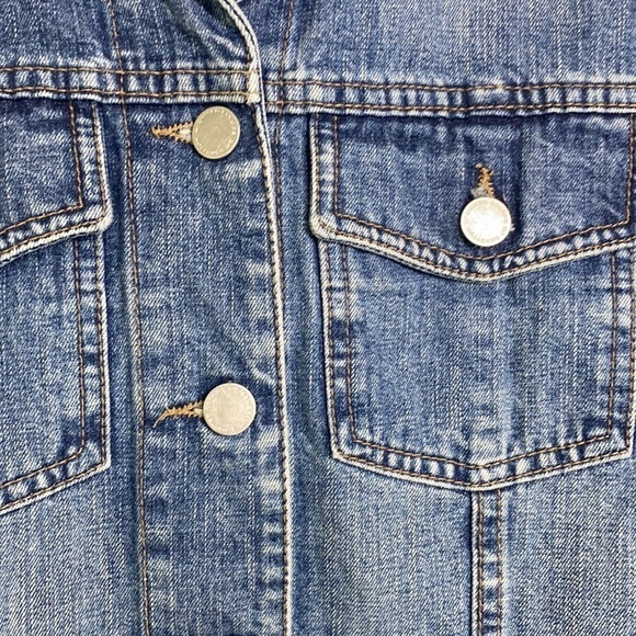 United Colors of Benetton - Jean Bomber Jacket XS - Picture 4 of 10